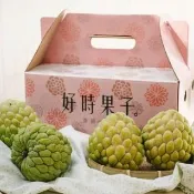 【黑貓嚴選】好時果子-大目釋迦禮盒X1(4200g/盒；中秋禮盒；水果禮盒；伴手禮)