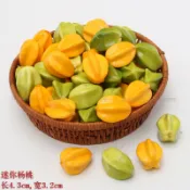 ☁☁仿真水果蔬菜迷你泡沫小果假水果模型裝飾攝影道具迷你小楊桃10個