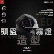 SLO【頭盔造型霧燈】機車霧燈 重機霧燈 造型霧燈 遠近燈切換 合法霧燈 廣角 機車輔助燈 台灣出貨 跑山