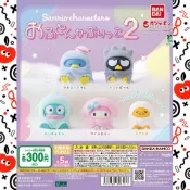 🔱AK商行🔱 現貨 扭蛋 轉蛋 萬代 bandai namco三麗鷗角色蓋被被公仔p2 第二彈 蛋黃哥 企鵝 漢頓