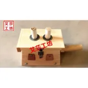 【艾莎工坊】白松木製薰香盒 艾绒 艾條 兩用型(2孔) 卡扣式大蓋 新款