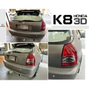 小傑車燈精品-全新 HONDA CIVIC 6代 K8 96-00年 3門 3D 紅白晶鑽 尾燈 一組