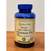 美國普瑞登Puritan’s Pride 維生素D3 50mcg(2000iu) 200顆膠囊
