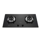 (店+)【林內】RB-S2630G(B) 檯面式防漏玻璃雙口爐 (含基本安裝)｜防漏系列｜檯面爐｜雙口定時功能｜預設自動熄火｜瓦斯爐｜
