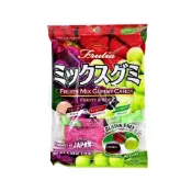 (店+)【春日井】+爆買日本+ Kasugai 綜合水果軟糖 100% 102g 草莓/白葡萄/紅葡萄口味 QQ糖 果汁軟糖