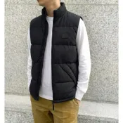 (店+)【Timberland】Timberland 男生背心 黑 科技羽絨 保暖背心