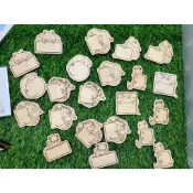 爬蟲雷雕名牌 寵物名牌 木頭名牌 豹紋守宮 肥尾守宮 睫角 鬆獅 角蛙
