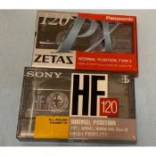 一共4捲120分全新未拆封TDK AE& Sony &1 Panasonic空白錄音帶