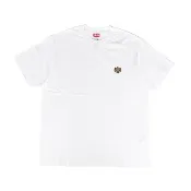 【KENZO】KENZO 快樂老虎刺繡LOGO純棉短袖T恤(男款/白)
