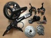 ☆夢想揚揚☆爬坡利器 日本Shimano SORA R3000 2x9速大全套 50/34T 170原廠散裝