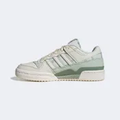 ADIDAS ORIGINALS 愛迪達 阿迪達斯 三葉草 復古經典 板鞋 男運動休閒鞋-白米綠 FORUM LOW CL-JH9597
