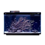 淘好物百貨店 【智慧養魚】小型魚缸 智能魚缸 餵食器 WiFi控制 生態客廳裝飾 桌面魚缸 台灣适用
