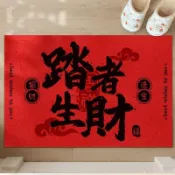 🚀限時下殺🚀入戶門地墊紅色絲圈門墊進門腳墊玄關大門居家防滑墊除塵蹭土專用