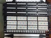 CAT.6 patch panel 24port RJ45 1U配線架面板