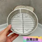 小紅書推薦🔥圓形烤盤不銹316鋼空氣瀝油燒烤網炸鍋帶腳烤烤箱篦子 LOZC