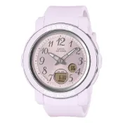 大高雄鐘錶城 CASIO卡西歐Baby-G BGA-290SA-6A 簡約輕巧防震雙顯電子錶/ 粉紫色 41.5mm｜樂天領券現折★全館特惠中★指定刷卡回饋10%