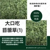 ★大口吃苜蓿草(1)※超級熱銷款★挑嘴寶貝最愛《富兔康》大口吃苜蓿草(1)100克&400克。苜蓿/牧草/兔子草