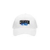 【Champion】官方直營 中性-Karry Wang x CHAMPION 刺繡棒球帽-白色(U4DACCU72A1)