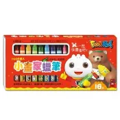 【風車圖書】小畫家蠟筆(FOOD超人-16色-新版) 文具