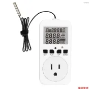 Winn 數字恆溫器插頭插座爬行動物溫度控制器插座插頭 110V 15A 加熱冷卻控制孵化器釀造孵化器溫室玻璃容器加熱墊