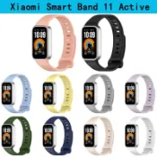XIAOMI 小米智能手環 11 Active 矽膠彩色替換帶錶帶 Active 11Active