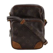 【DOKODEMO】AmazonLOUIS VUITTON單肩包，復古款，M45236，Monogram 帆布，1986 年，棕色，863TH，斜背包，拉鍊，女士 [二手]