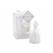 銀白禮服新娘蠟燭／婚禮贈品 婚禮小物 二次進場 肥皂 手工香皂 婚慶禮物 小禮物 贈品 來店禮 獎勵品【B＆B幸福雜貨】