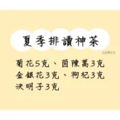 〈77客製 夏季排讀神茶〉菊花、茵陳蒿、金銀花、枸杞、決明子