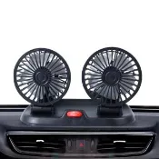 【車選家】車用雙頭循環扇-USB及點菸器款(車用風扇 USB風扇 循環扇 車載風扇 雙頭風扇 車內電風扇)