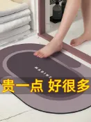 協貿國際日用品生活館 硅藻泥吸水地墊浴室防滑墊家用衛生間門口腳墊衛浴廁所地毯軟墊子