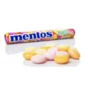 【春天五金百貨】 mentos 曼陀珠 曼陀珠綜合水果糖 37.8g /條 綜合水果口味  獨立包裝  脆皮軟糖外層