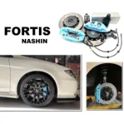 小亞車燈改裝--新 三菱 FORTIS NASHIN 世盟 卡鉗 大四活塞 330煞車碟盤 實車