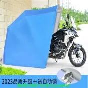 彪羚摩托車車篷半自動全自動防風防曬折疊塗銀戶外車棚摩托車棚