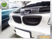 泰山美研社 23022808 96-03 BMW E87消光黑 平光黑 水箱罩