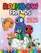 【三民網路書店】Rainbow Friends Coloring Book 作者：Drouss