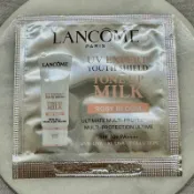 Lancôme超輕盈UV 煥亮妝前乳/提亮素顏霜 SPF50+ PA⁺⁺⁺⁺#粉潤光/#玫瑰粉 1ml試用包（請閱讀說明