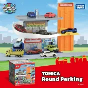 TOMICA 交通世界 旋轉停車塔(附小車) TW91627