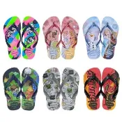 【havaianas 哈瓦仕】兒童拖鞋 女童 男童 麥塊 艾莎Elsa 創世神 公主拖鞋 小女警 麥坤(人字拖 兒童夾腳拖)