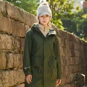 【ATUNAS 歐都納】女款都會休閒長版GORE-TEX+保暖羽絨二件式外套A2GT2517W軍綠/防水/防風/透氣/旅遊/禦寒