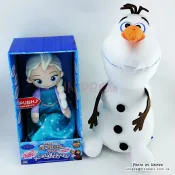 UNIPRO優鋪 【UNIPRO】日貨 冰雪奇緣 FROZEN 雪寶 艾莎 絨毛娃娃 玩偶 禮物 迪士尼正版 Olaf ELSA