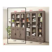 (店+)全台傢俱 CD-23 古橡木 3.95尺 (中抽 / 下抽) 組合書櫃 木心板 台灣出貨