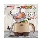 (店+)【KRIA 可利亞】雙塔美食蒸煮鍋/料理鍋 (KR-D035WY-2) 美食鍋 小火鍋
