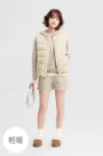 【Lativ】極暖羽絨無領背心-女