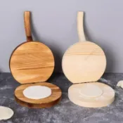 爆款免運-壓皮器包子皮專用神器餃子饅頭皮工具傢用實木無毛刺大號模具