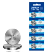 伊爾資訊 CR1220/水銀電池/紐扣電池/大電流/可用於手錶/汽車遙控/摩托車遙控器/鐵捲門遙控器等