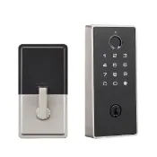 【Kwikset 凱特安】Kwikset 指紋密碼三合一電子輔助鎖 PI3S0S35