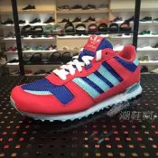 {潮鞋瘋}ADIDAS ORIGINALS ZX 700 K 桃紅藍白底 撞色 螢光 慢跑鞋 女段B25616現貨