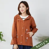 betty’s貝蒂思(35)氣球兔兔刺繡連帽抽繩外套(共二色)