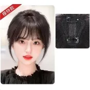 【米蘭精品】現貨+預購 假瀏海全真髮髮片透氣輕量增髮量(蓬鬆遮白髮女假髮4款t1lf66)