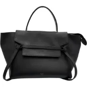 【DOKODEMO】CELINE/ Celine Belt Bag Mini 176103 兩用包 手提包 單肩包 黑色/金色五金 女款 [二手]